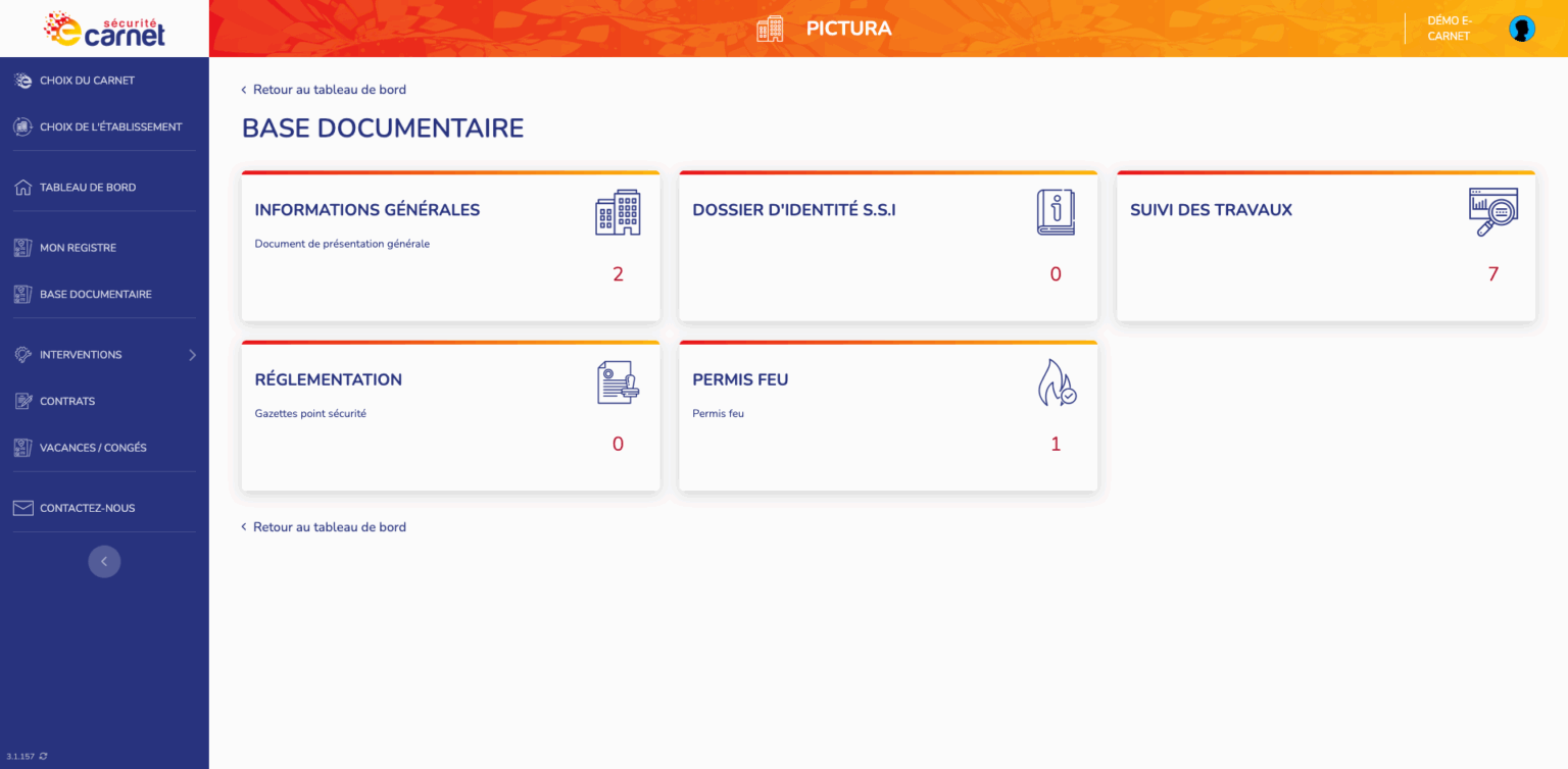 Securite Dashboard Ecarnet v2