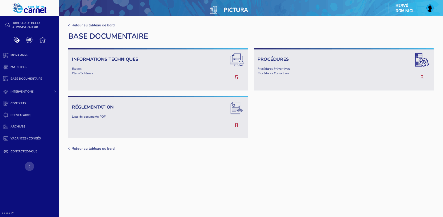 Sanitaire Dashboard Ecarnet 2025 v4